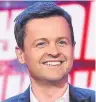  ??  ?? relieVed Declan Donnelly