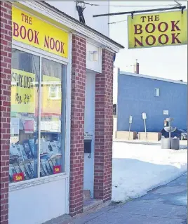  ?? JOnaThan Riley/TC Media ?? The Book Nook on Dominion Street has closed after 34 years of business in Truro.