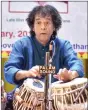  ??  ?? Tabla maestro Zakir Hussain.