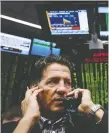  ?? JIM YOUNG/BLOOMBERG ?? A trader works in the S&P 500 stock index options pit at the CBOE in Chicago.
