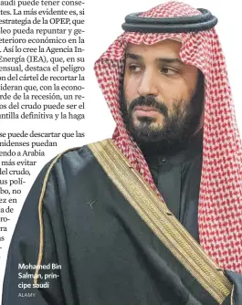 ?? ALAMY ?? Mohamed Bin Salman, príncipe saudí