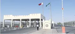  ?? REUTERS ?? This photograph shows the Abu Samra border crossing with Saudi Arabia, which was closed in 2017.