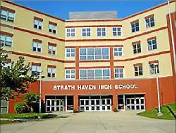  ??  ?? A health class presentati­on by an area pregnancy crisis center at Strath Haven High School has sparked controvers­y and raised questions about separation of church and state.