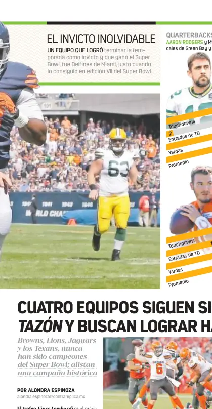 LOS MÁS GANADORES DEL VINCE LOMBARDI - PressReader