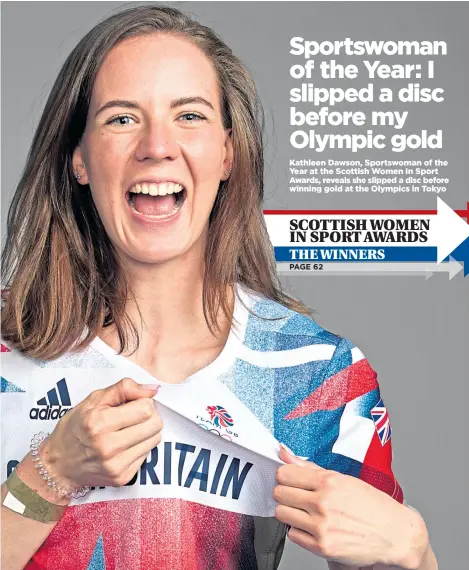  ?? ?? Team GB Olympic swimmer Kathleen Dawson, right, and, above left, former Olympic rowing champion Katherine Grainger at the Aberdeen Youth Games in 2018