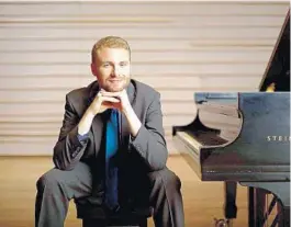  ?? JURGEN FRANK ?? Pianist Adam Golka will play all 32 of Beethoven’s sonatas in a series of Bach Festival Society concerts.