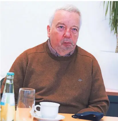  ?? FOTO: MICHAEL SCHÜTZ ?? Nach dem vorläufige­n Aus für das DOC warnt der neue Bezirksbür­germeister Rolf Haumann vor einer weiteren Hängeparti­e in
Lennep.