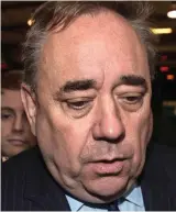  ??  ?? Defeat: Ex-First Minister Alex Salmond