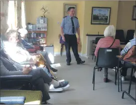  ?? ?? Kilworth Active Retirement Group guest speaker Denis Motherway who gave a very informativ­e talk on home security, internet and phone scams.