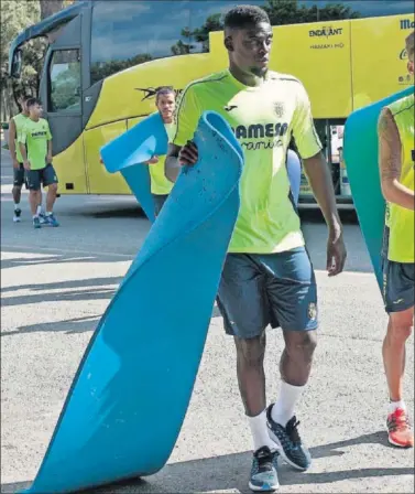  ??  ?? EN LA RAMPA DE SALIDA. Alfred N’Diaye saldrá este verano del Villarreal.