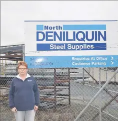  ??  ?? North Deniliquin Steel Supplies owner Karen O’Brien.