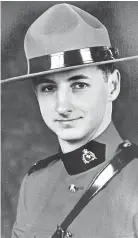  ?? — PNG FILES ?? RCMP Const. Tom Agar was murdered by Steven Leclair in 1980.