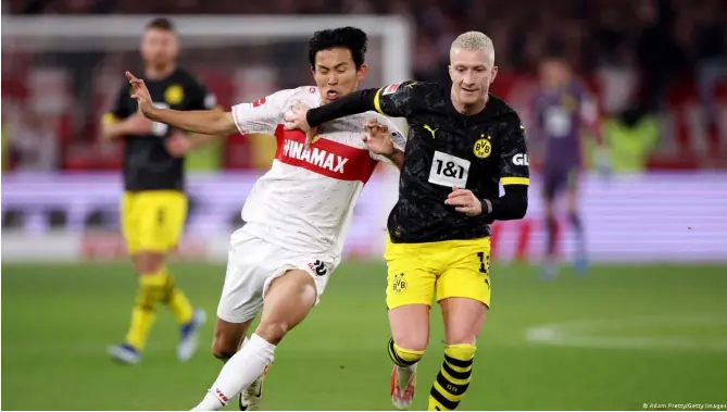  ?? ?? El último enfrentami­ento entre ambos equipos fue en la jornada 11, con 2-1 a favor de los suabos.
Imagen: Adam Pretty/Getty Images