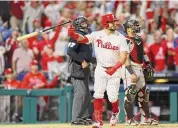  ?? Tim Nwachukwu/getty Images ?? Kyle Schwarber and the Phillies have shown plenty of power, hitting 15 homers in their past four games.