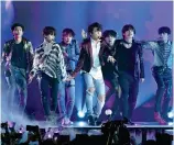  ?? Photo: AFP ?? K-pop boy band BTS