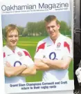  ??  ?? Cover stars: Matthew Cornwell and Tom Croft