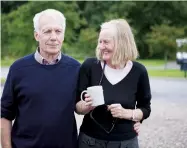  ??  ?? Above
Star soigneurs, Don and Gwen, were always on hand with hot drink and a smile