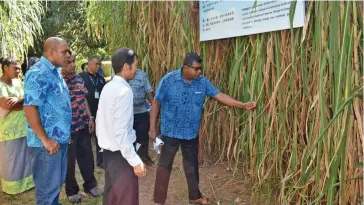  ?? Photo: Deptfo News ?? Minister for Agricultur­e, Rural and Maritime Developmen­t, Waterways and Environmen­t Mahendra Reddy at the Legalega Research Station in Nadi.
