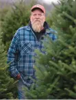 ?? RICK KINTZEL/THE MORNING CALL ?? Roger Unangst, owner of Unangst Tree Farms in East Allen Township, won’t sell his trees before Black Friday.