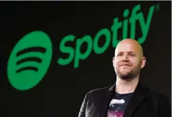  ?? ?? Left: Spotify’s Ek said ‘cancelling voices is a slippery slope’, after Rogan’s inflammato­ry remarks and use of racial slur in previous episodes sparked outcry