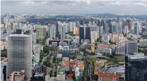  ?? SAMUEL ISAAC CHUA/THE EDGE SINGAPORE ?? The developmen­t charge rates were raised starting March 1 on the back of a recovery in Singapore’s property market (except for the hotel segment)