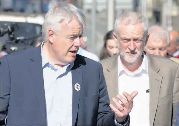  ?? Matthew Horwood ?? > Could First Minister Carwyn Jones and leader of the Labour Party Jeremy Corbyn work together in different parties?