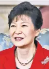  ??  ?? Park Geun-Hye