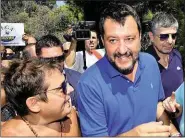  ??  ?? Salvini: hoping for an autumn election