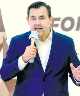  ??  ?? Alejandro Díaz, expuso temas prioritari­os.