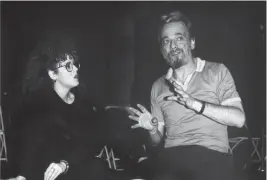  ?? LOS ANGELES TIMES ?? Bernadette Peters with Stephen Sondheim in 1987.