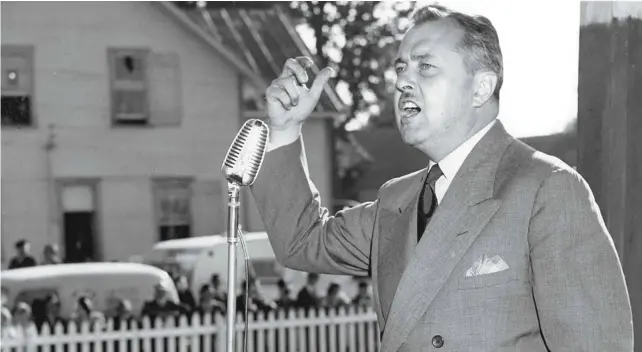  ?? JOSEPH GUIBORT ?? Premier ministre du Québec de septembre 1959 à janvier 1960, Paul Sauvé a fait souffler un vent de renouveau sur le parti de l’Union nationale, créé par Maurice Duplessis.