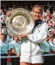  ?? Foto: imago ?? Der letzte deutsche Steffi Graf 1996. Wimbledon Sieg: