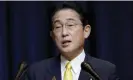  ?? Photograph: Sakchai Lalit/AP ?? Japan’s prime minister, Fumio Kishida, has denied his party has formal ties to the Unificatio­n church but there is speculatio­n it has influenced the LDP’s opposition to samesex marriage.