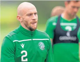  ??  ?? David Gray: Back in training after knee problem.