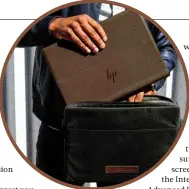  ??  ?? ABOVE At last, the leather laptop executives need to complete their look