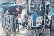  ?? BOB TYMCZYSZYN THE ST. CATHARINES STANDARD ?? Tech-and-tune sessions give race crews a chance to try out their cars before the season gets underway.