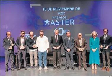  ?? D. S. ?? Foto de familia de los Premios Aster ESIC Andalucía Occidental.