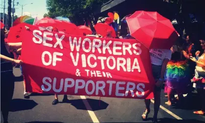  ?? Photograph: Supplied by Vixen Collective ?? ‘This month, the Victorian government is debating the sex work decriminal­isation bill 2021 in parliament, and it seems everybody has an opinion.’