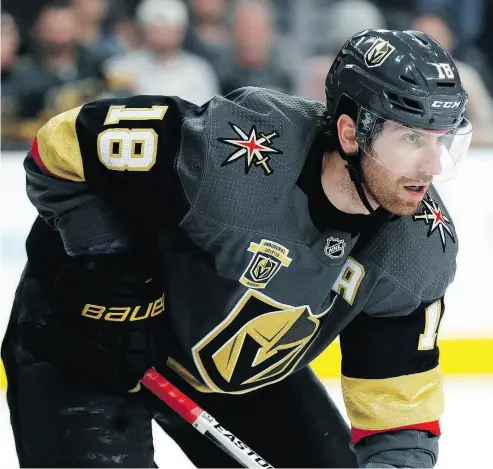  ?? JOHN LOCHER / THE ASSOCIATED PRESS FILES ?? Among the more surprising free agent moves was Calgary Flames signing James Neal, who played last season for Vegas.