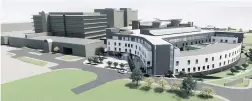  ??  ?? OVERRUN Artist’s impression of Baird Family Hospital and ANCHOR Centre