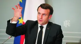  ??  ?? El presidente de Francia, Emmanuel Macron, tuvo covid-19 en diciembre