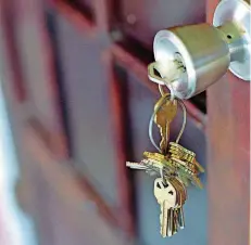  ?? [THINKSTOCK PHOTO] ?? Where are Jim Mullen’s keys?