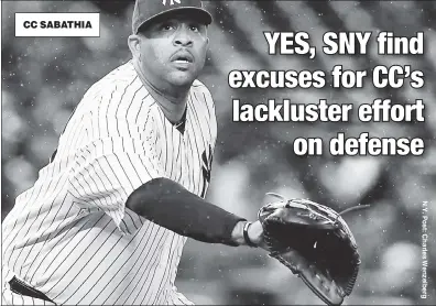  ??  ?? CC SABATHIA