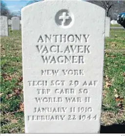  ?? E.S. ?? La tumba de Anthony V. Wagner.