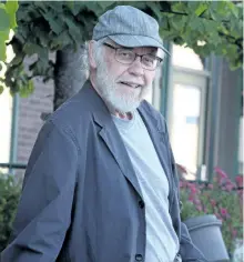  ?? PAUL DALY/THE CANADIAN PRESS ?? Andy Wells is shown in Churchill Square, St. John’s on Tuesday. The previous controvers­ial mayor of the capital city has decided to re-enter politics and is a candidate for the mayor’s chair in the upcoming municipal election.