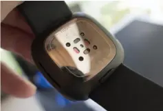  ??  ?? There are a lot of new sensors inside the Fitbit Sense.