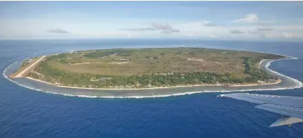  ??  ?? The people pf Nauru meet the daily challenges of climate change.