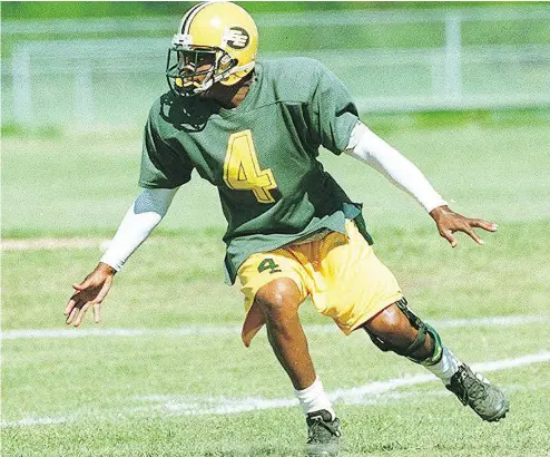  ??  ?? Torey Hunter, a former defensive back with the Edmonton Eskimos who went on to serve as a scout for the team, has been suspended from his job as the Lions’ player personnel boss for bashing his old team on social media.
