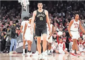  ?? ADAM CAIRNS/THE COLUMBUS DISPATCH ?? Purdue center Zach Edey is the Big Ten Conference’s men’s player of the year.