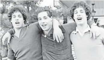  ?? NEON ?? A fascinatin­g and sobering tale unwinds in “Three Identical Strangers,” the story of identical triplets Eddy Galland, David Kellman and Bobby Shafran.